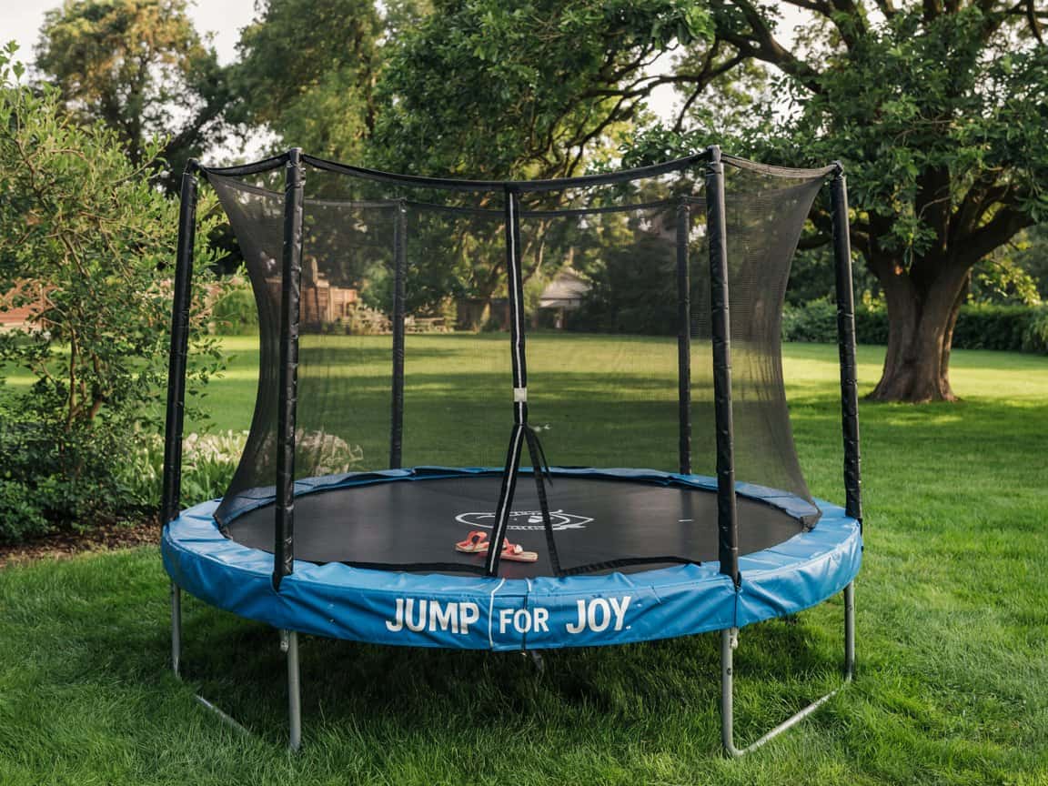 Hochwertiger feuerverzinkter Trampolinrahmen mit pulverbeschichteten Standbeinen - Grundlage für maximale Stabilität und Langlebigkeit