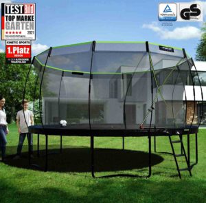 Kinetic Sports Trampolin Ultimate Pro Black Edition