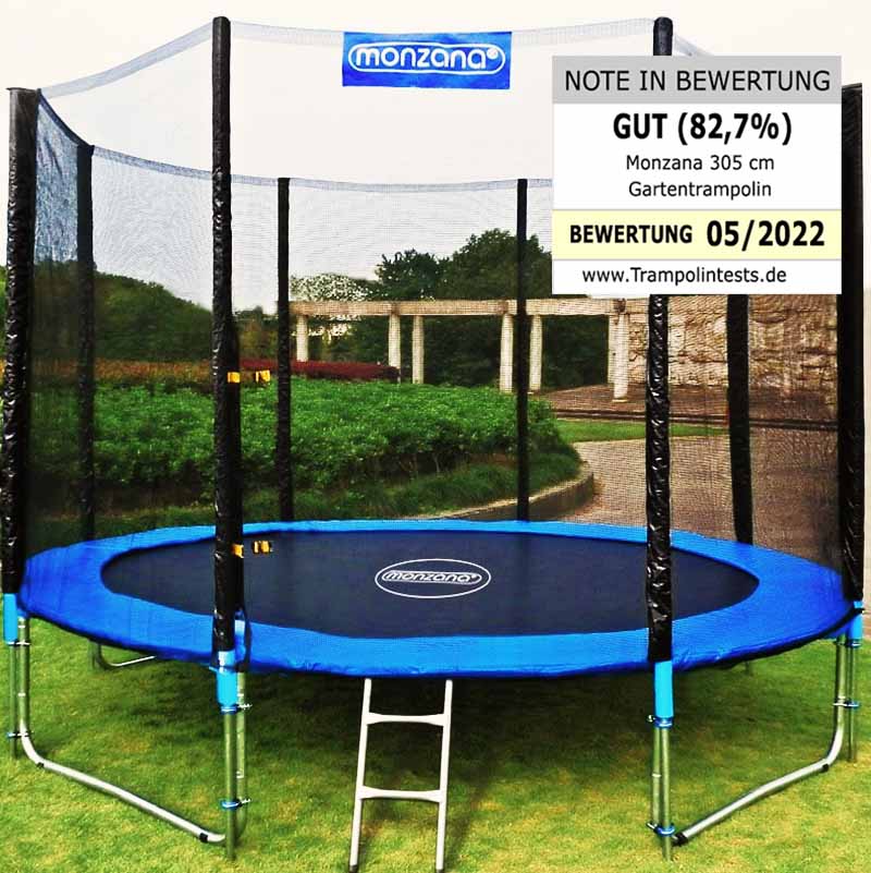 Monzana Garten Trampolin 305 cm mit Note